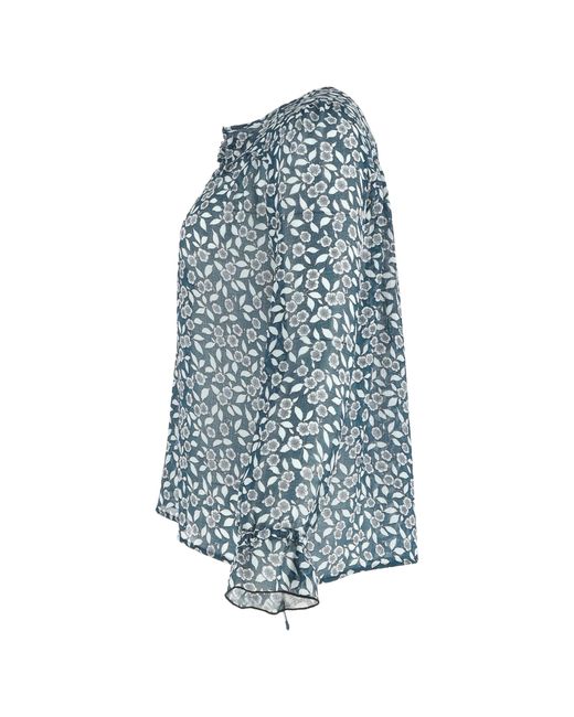 Ba&sh Beatrix Bedrukte Blouse Van Polyester in het Blue