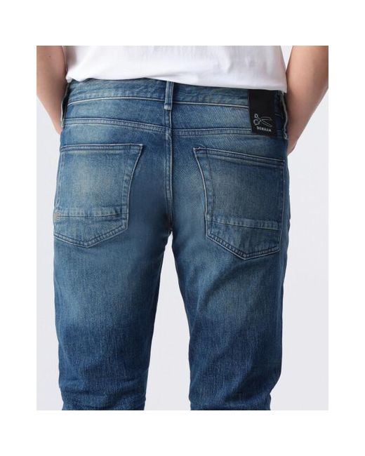 Denham Razor Jeans in het Blue voor heren