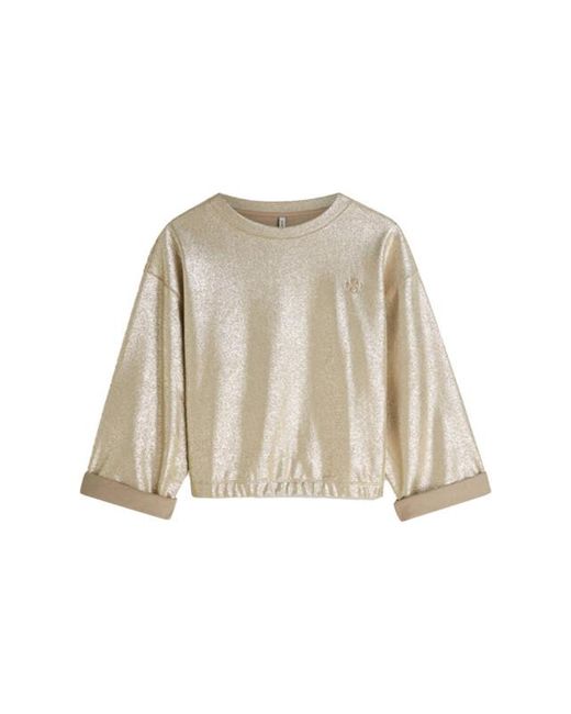 Summum Foilprint Sweater in het Natural