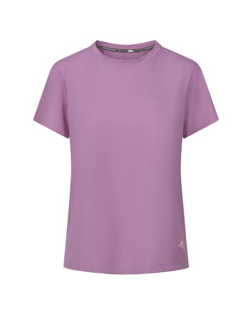Trespass Purple Ladies Arielle Active T-Shirt (Carnation)