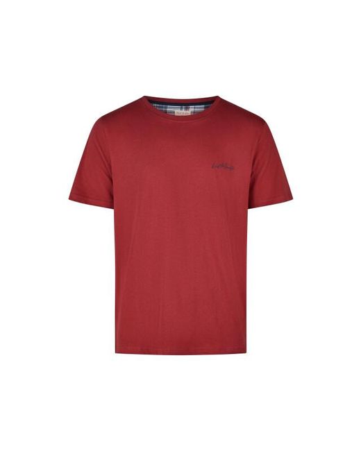 Phil & Co. Berlin Shortama Korte Pyjama Set Rood/Blauw Geruit in het Red voor heren