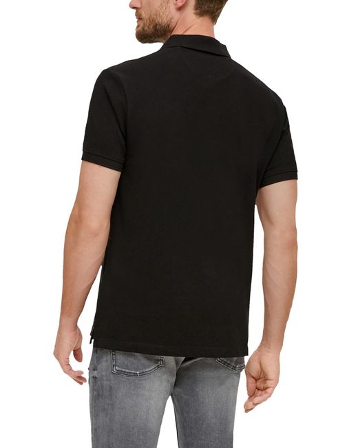 S.oliver Polo in het Black voor heren