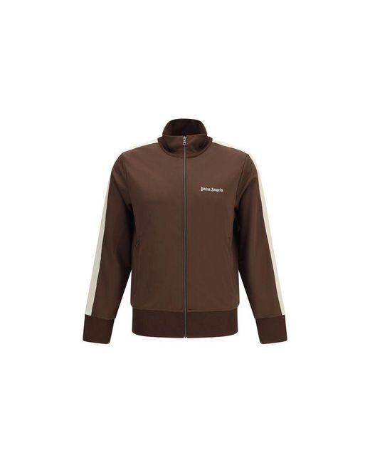 Palm Angels Bruine Polyester Shell Jas in het Brown voor heren
