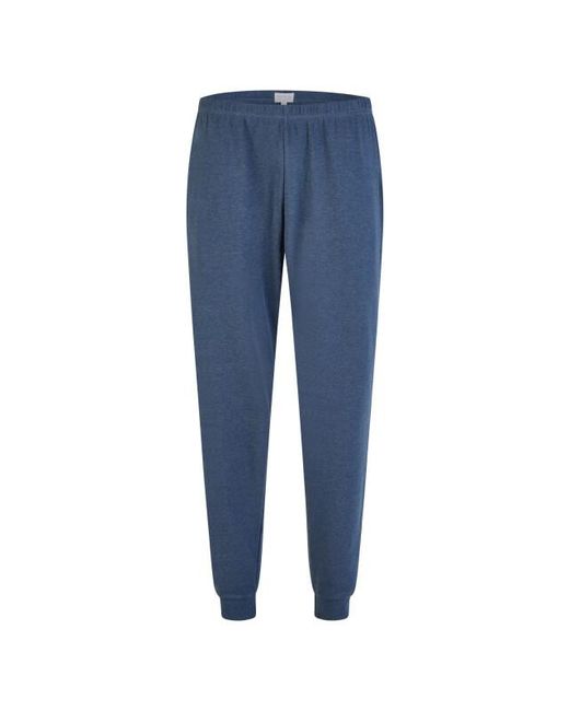 Phil & Co. Berlin Winter Pyjama Set Lang Interlock Blauw Gestreept in het Blue voor heren