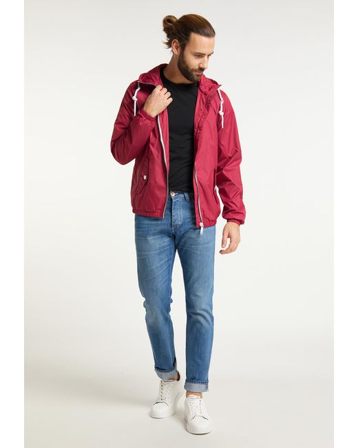 Dreimaster Blouson in het Red voor heren
