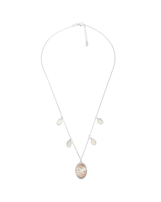 Orphelia Metallic 'Jarina' 925 Sterling Necklace