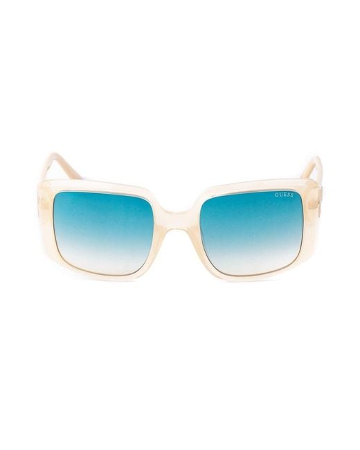 Guess Blue Gray Resin Sunglasses