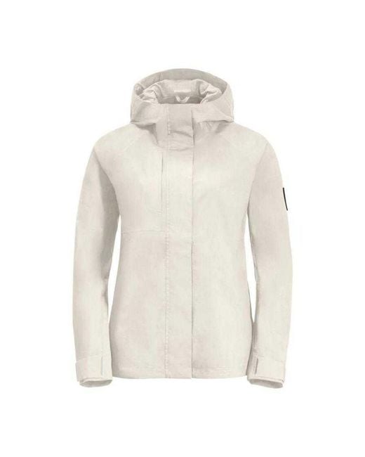 Jack Wolfskin Natuur Jacket in het White