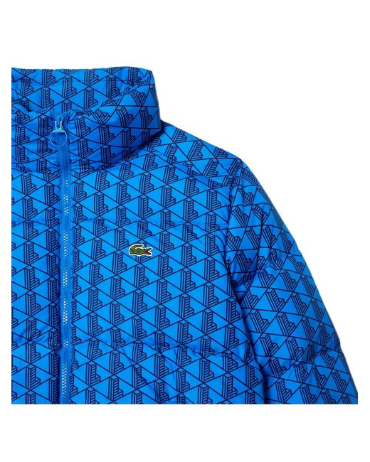 Lacoste Donsjack Met Monogram in het Blue