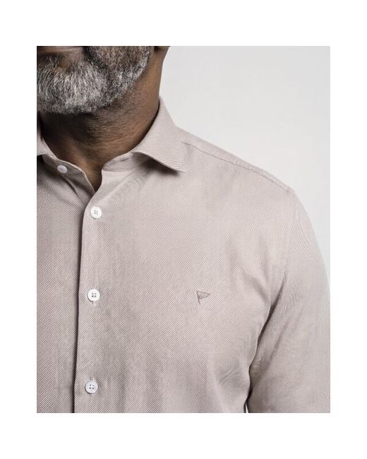 Campbell Casual Overhemd in het Natural voor heren