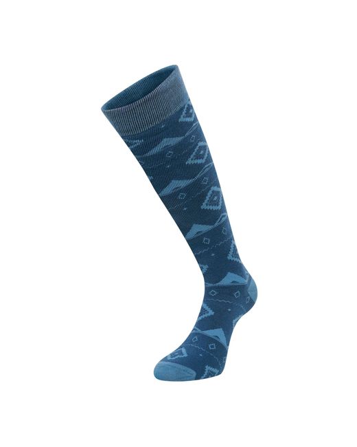 Regatta Blue Fair Isle Socks (Moonlight Denim) for men