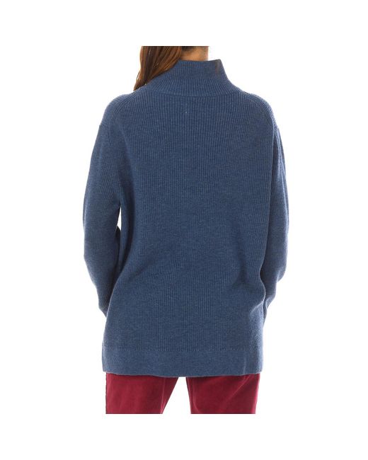 Napapijri D-Odle W Gebreide Trui Met Lange Mouwen En Col Ga4F03 in het Blue voor heren