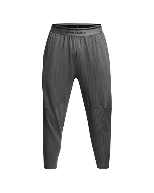Under Armour Geribde Joggingbroek in het Black voor heren