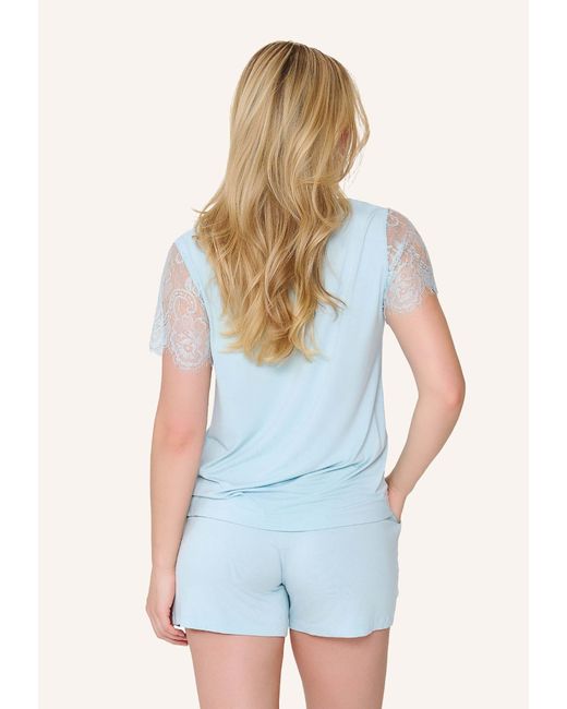 Lingadore Shortama Set in het Blue