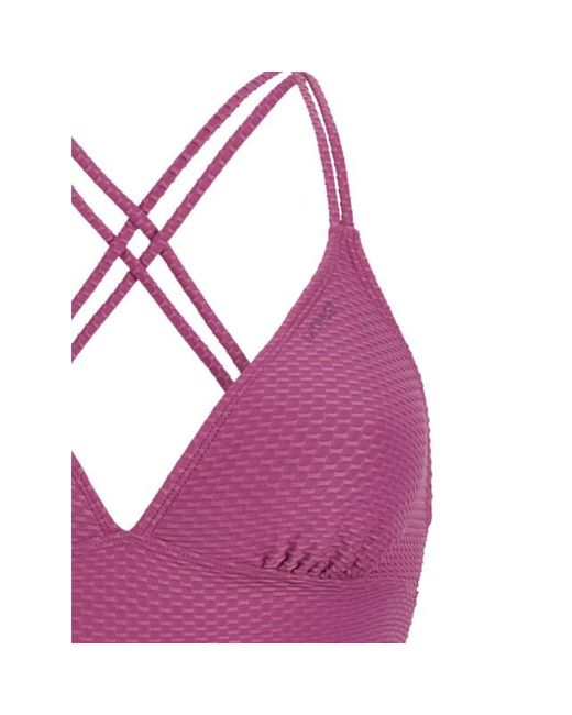 Protest Relaxo Triangle Bikini Top Bikini Top in het Purple