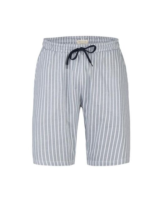 Phil & Co. Berlin Shortama Korte Pyjama Set Donkerblauw/Grijs Gestreept in het Blue voor heren