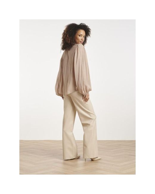 Smashed Lemon Lemon Blouse Stone in het Natural