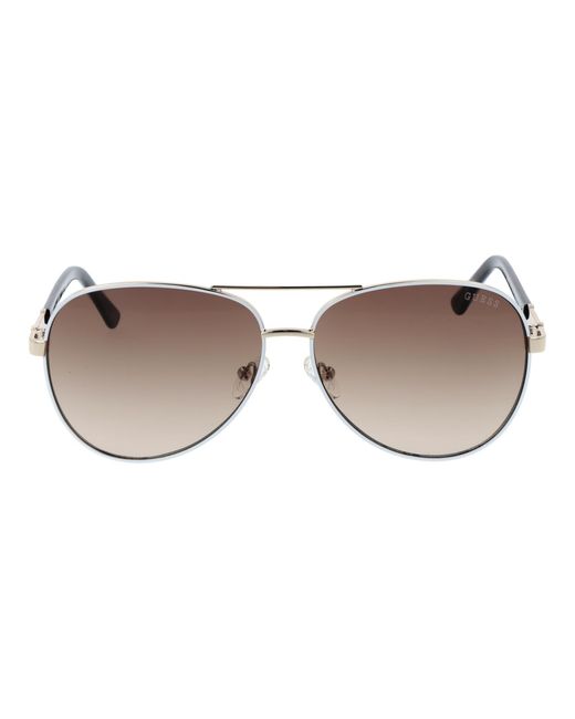 Guess Brown Sunglasses Gu00173 21F 60