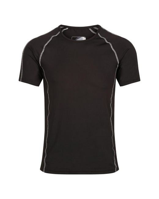 Regatta Black Pro Short-Sleeved Base Layer Top for men