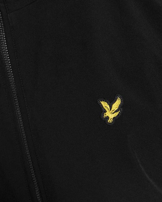 Lyle & Scott Mesh-Back Softshell Jas in het Black voor heren