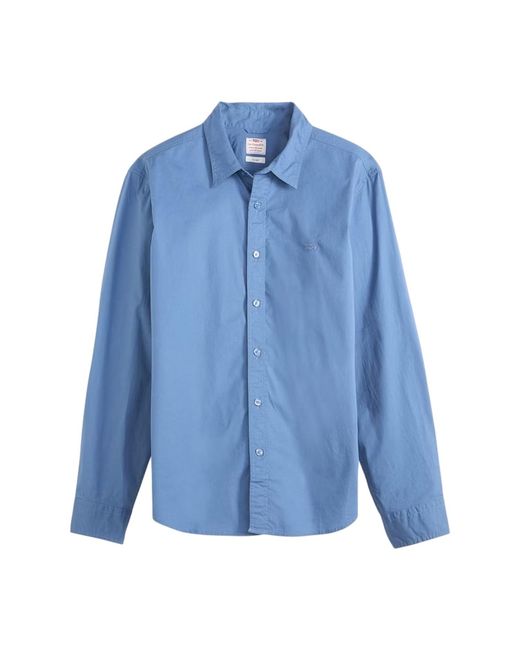 Levi's Levis Effen Slim Overhemd in het Blue voor heren