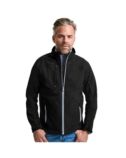Russell Russell Bionic Softshell Jacket in het Black voor heren