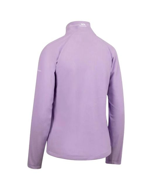 Trespass Purple Ladies Skylar Fleece Top (Gelsomino)