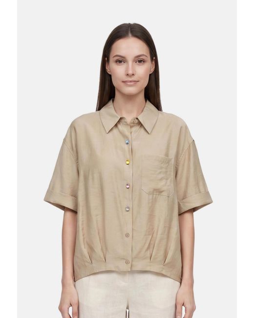 Chiara Ferretti Blouse in het Natural