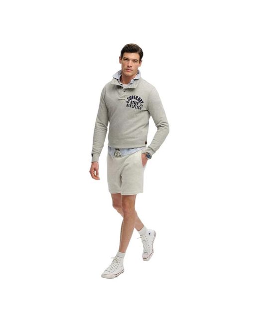Superdry Essential Shorts Voor in het Gray voor heren