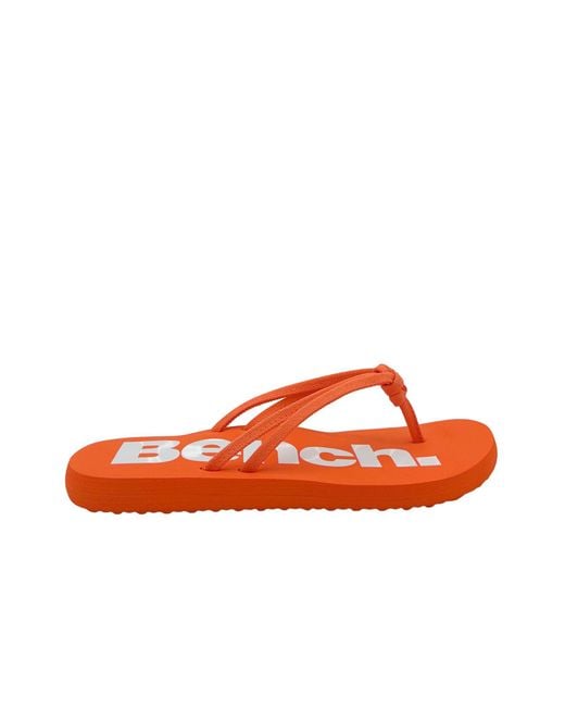 Bench Orange Invisia Sun Kissed Coral Flip Flops