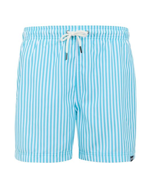 Regatta Blue Loras Striped Swim Shorts (Aquarius) for men