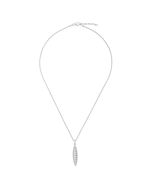 Orphelia Metallic 925 Sterling Chain With Pendant