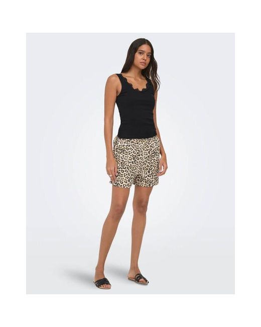 ONLY Bermuda/Short 15372422 in het Natural