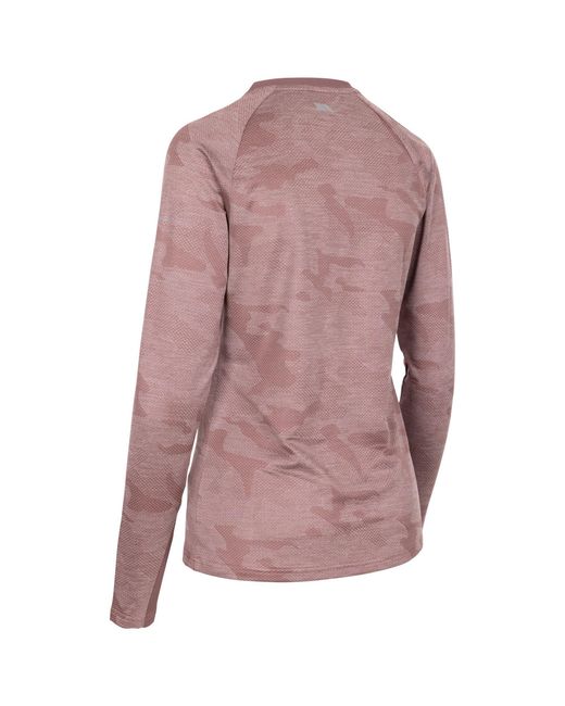 Trespass Salween Tp75 Top (rozentoon) in het Purple