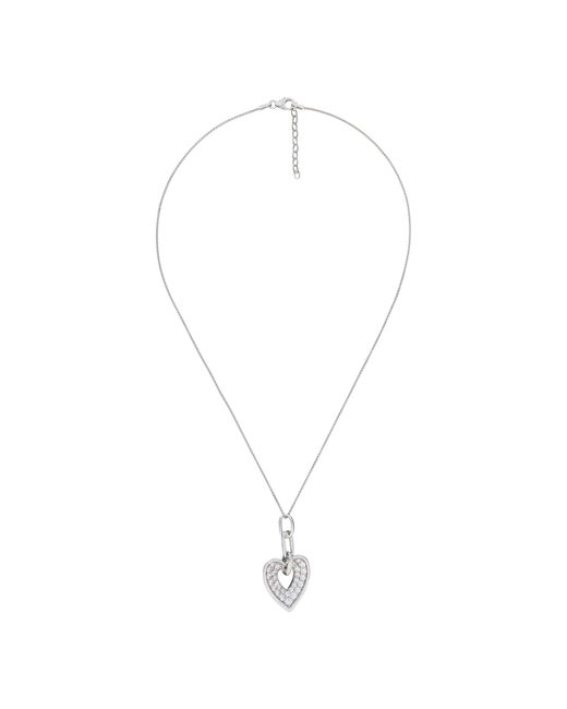 Orphelia Metallic 925 Sterling Chain With Pendant