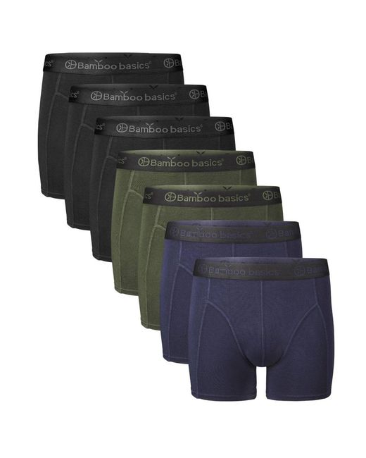 Bam Rico7P Boxershorts in het Black voor heren