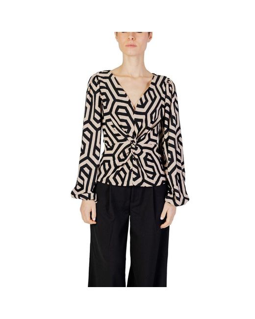 Jacqueline De Yong Polyester Blouse in het Black