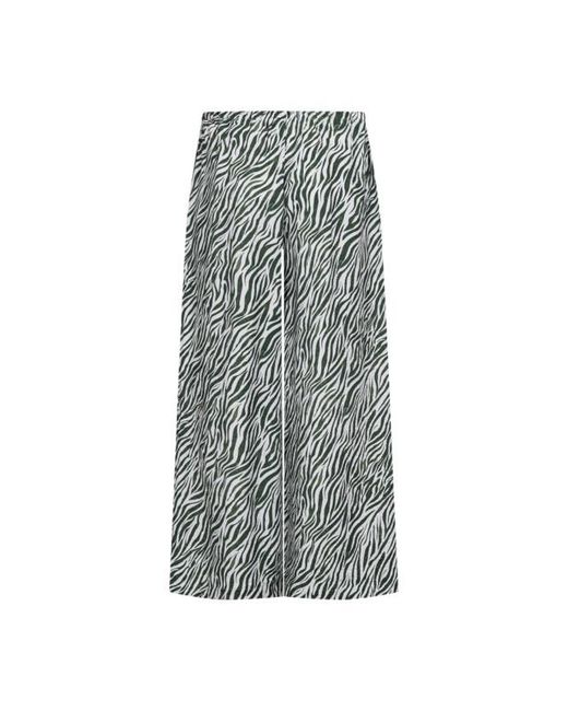 Freequent Fqmele Pants Dark Forest in het Gray