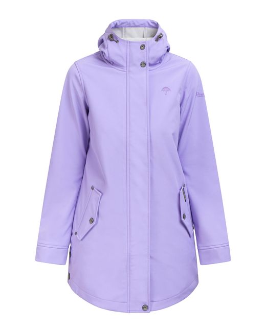 Schmuddelwedda Softshell Korte Jas in het Purple