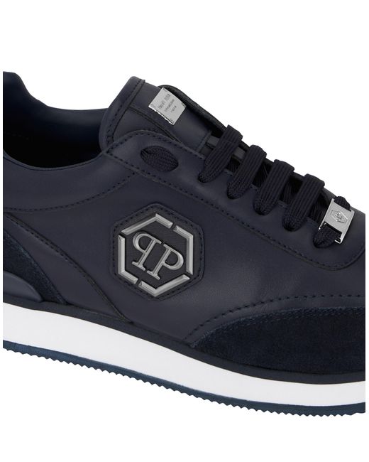 Philipp Plein Blue Runner Hexagon Patch