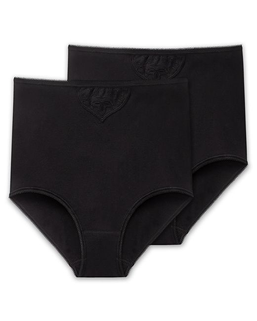 Schiesser Cotton Essentials Slip in het Black