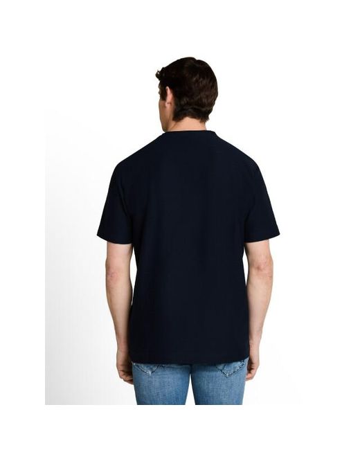 Tom Tailor Structured T-Shirt in het Blue voor heren