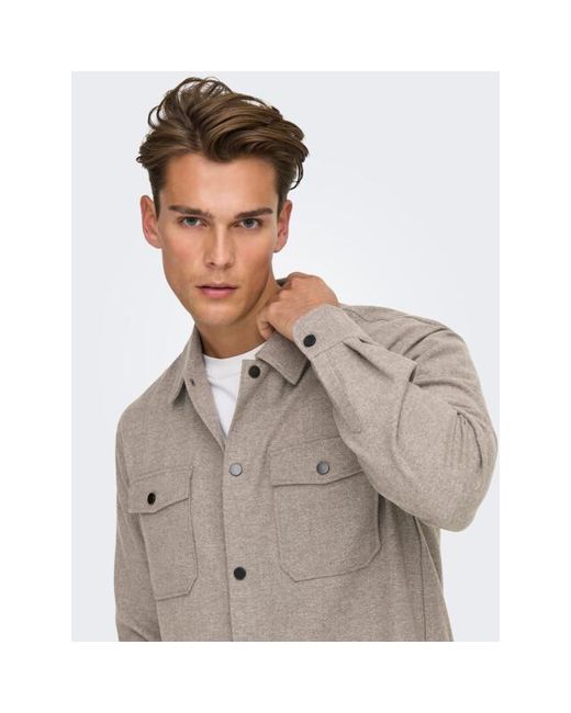 Only & Sons 22035991 Mark in het White voor heren