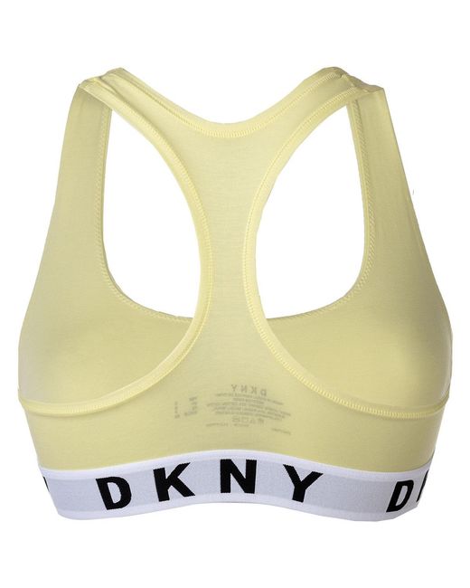 DKNY Bustier Racerback Logoprint in het Yellow
