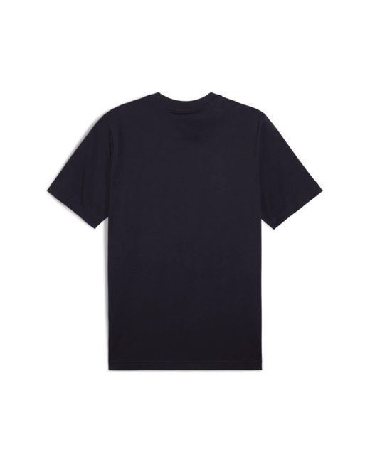 PUMA Blue Essentials Small No. 1 Logo T-Shirt for men