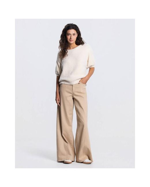 Jansen Amsterdam Pullover Manin Ss26 in het Natural
