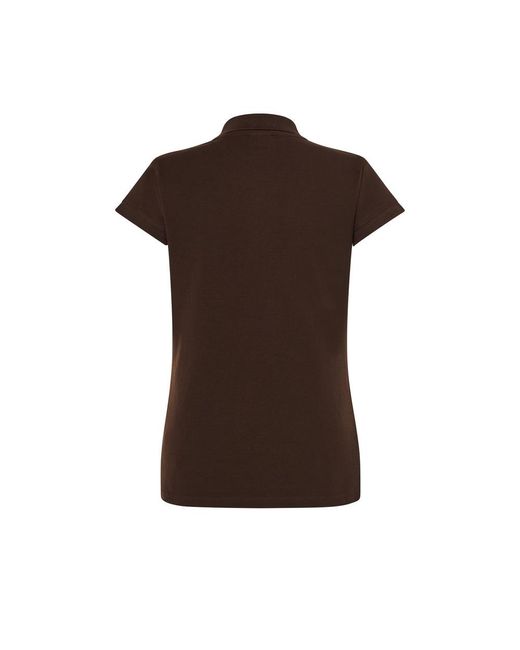 JHK Regular Poloshirt (Chocolade) in het Brown