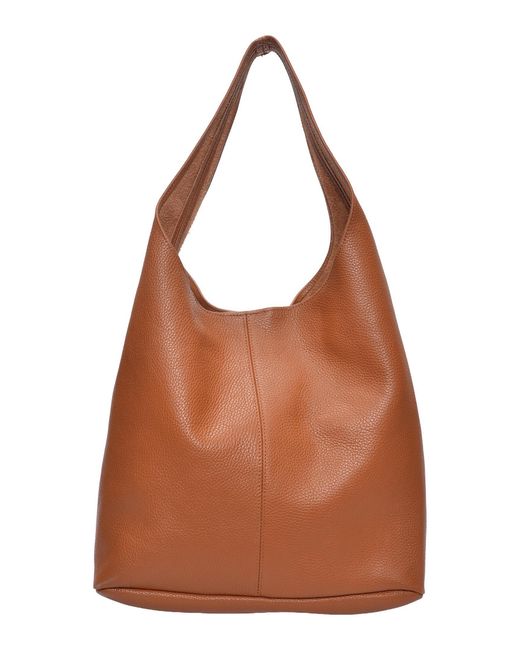 Roberta M Brown Rindsledertasche