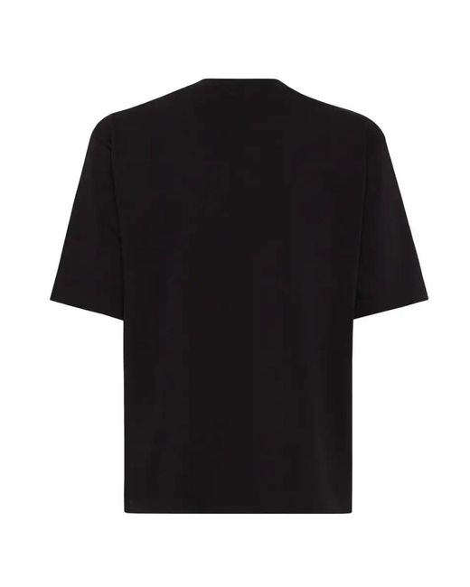 DSquared² Phys Ed Logo T-Shirt in het Black voor heren