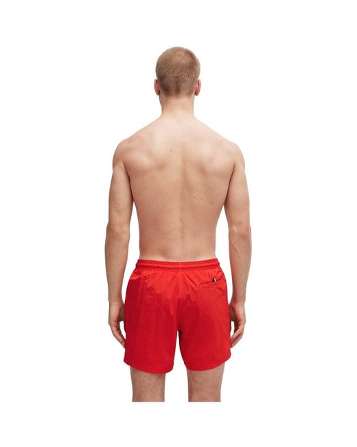Boss Red Octopus Swim Shorts (Bright) for men